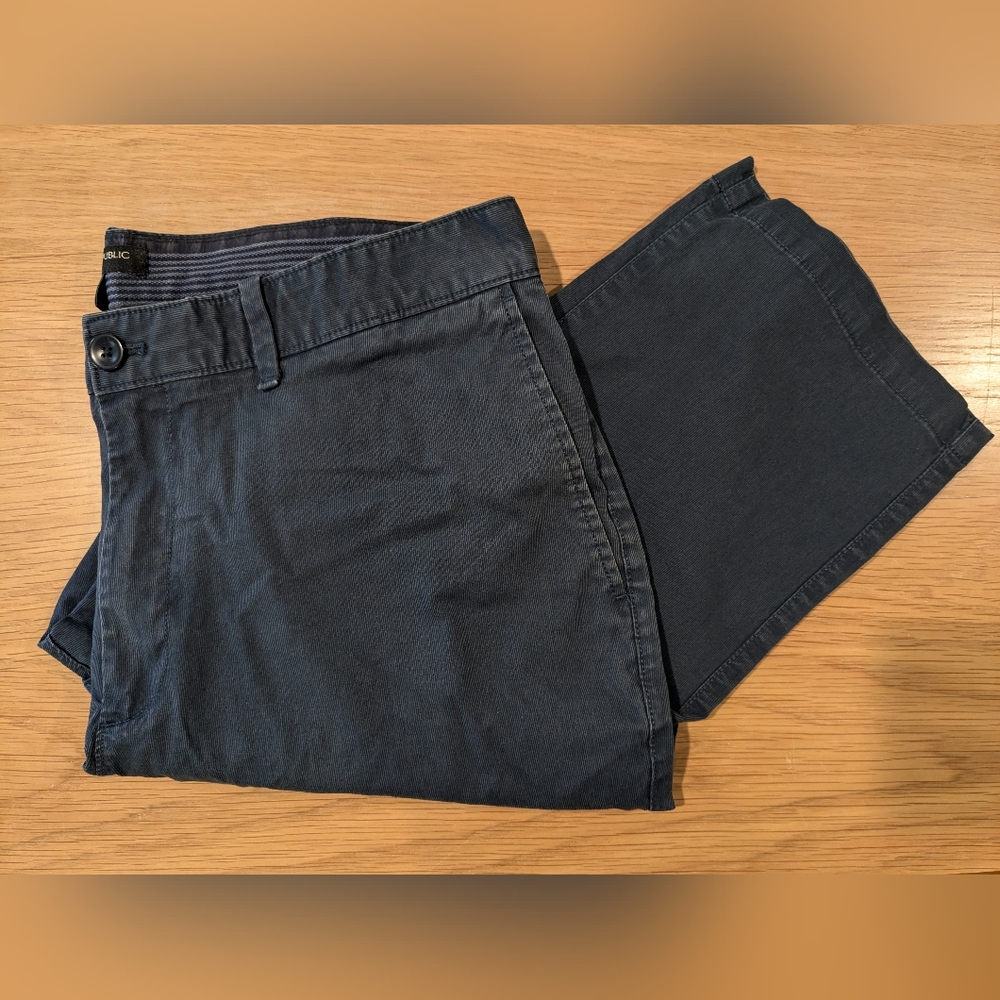 Banana Republic Corduroy Navy Aiden Fit Pants 35 x 32